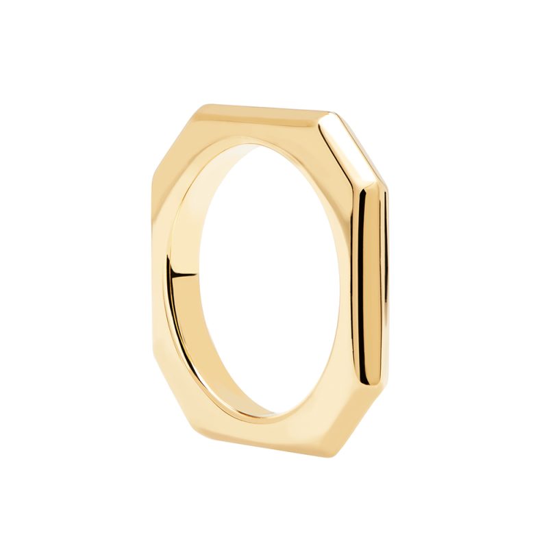 PD Paola Signature Link Gold Ring