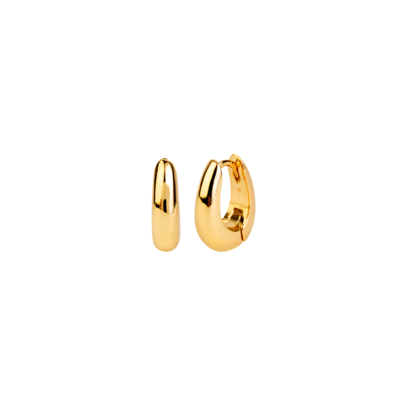 SMALL BELLE GOLD HOOPS