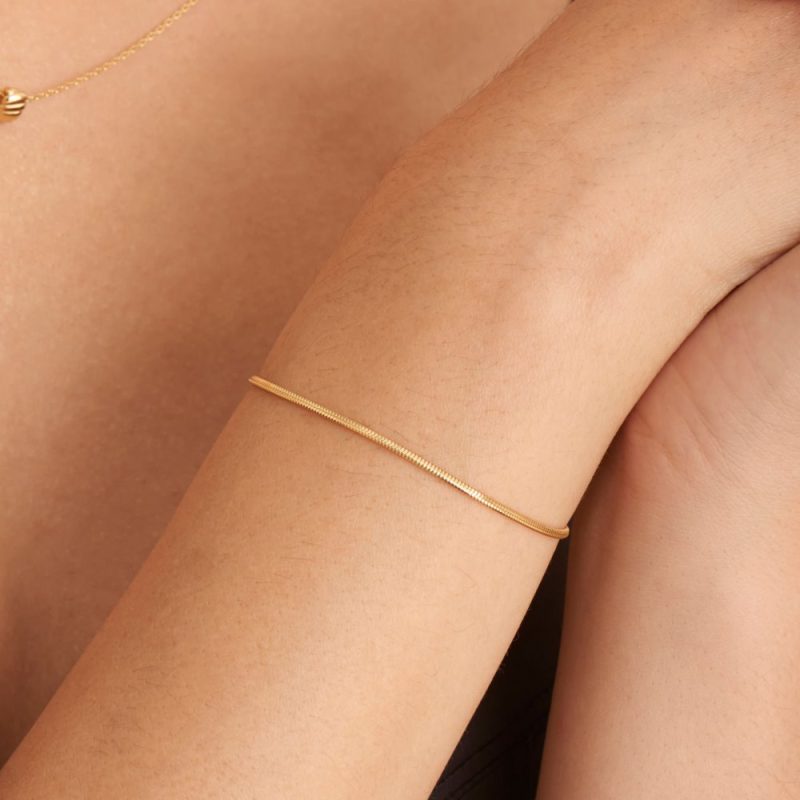 Ania Haie Gold Snake Chain Bracelet