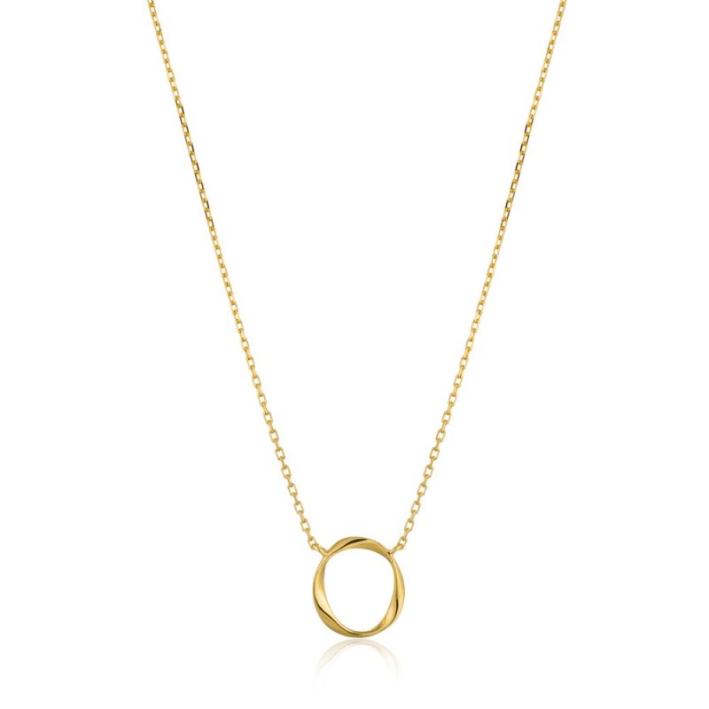 Κολιέ Gold Swirl Necklace
