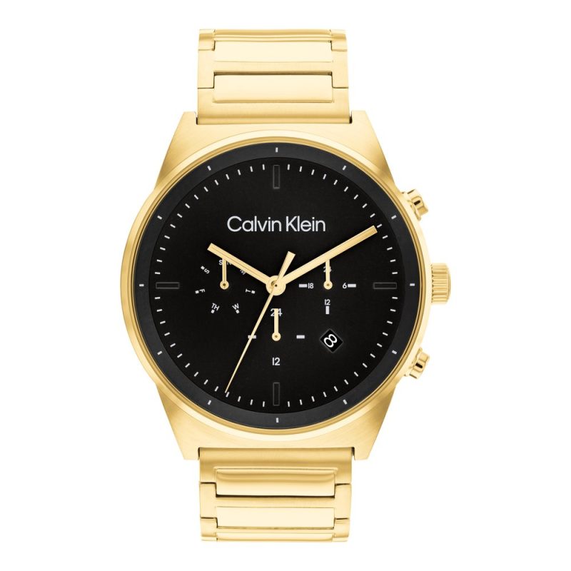 Calvin Klein Impressive Multifunction Gold Steel Bracelet 25200294