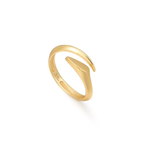 Δαχτυλίδι Ania Haie Gold Arrow Twist Adjustable Ring R049-01G